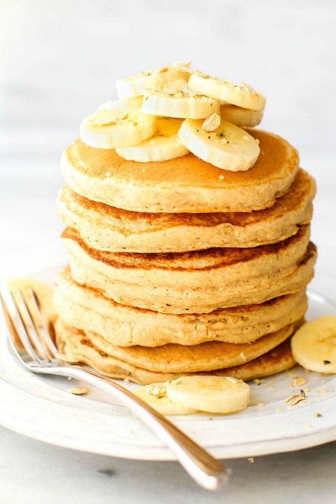 mini banana pancakes