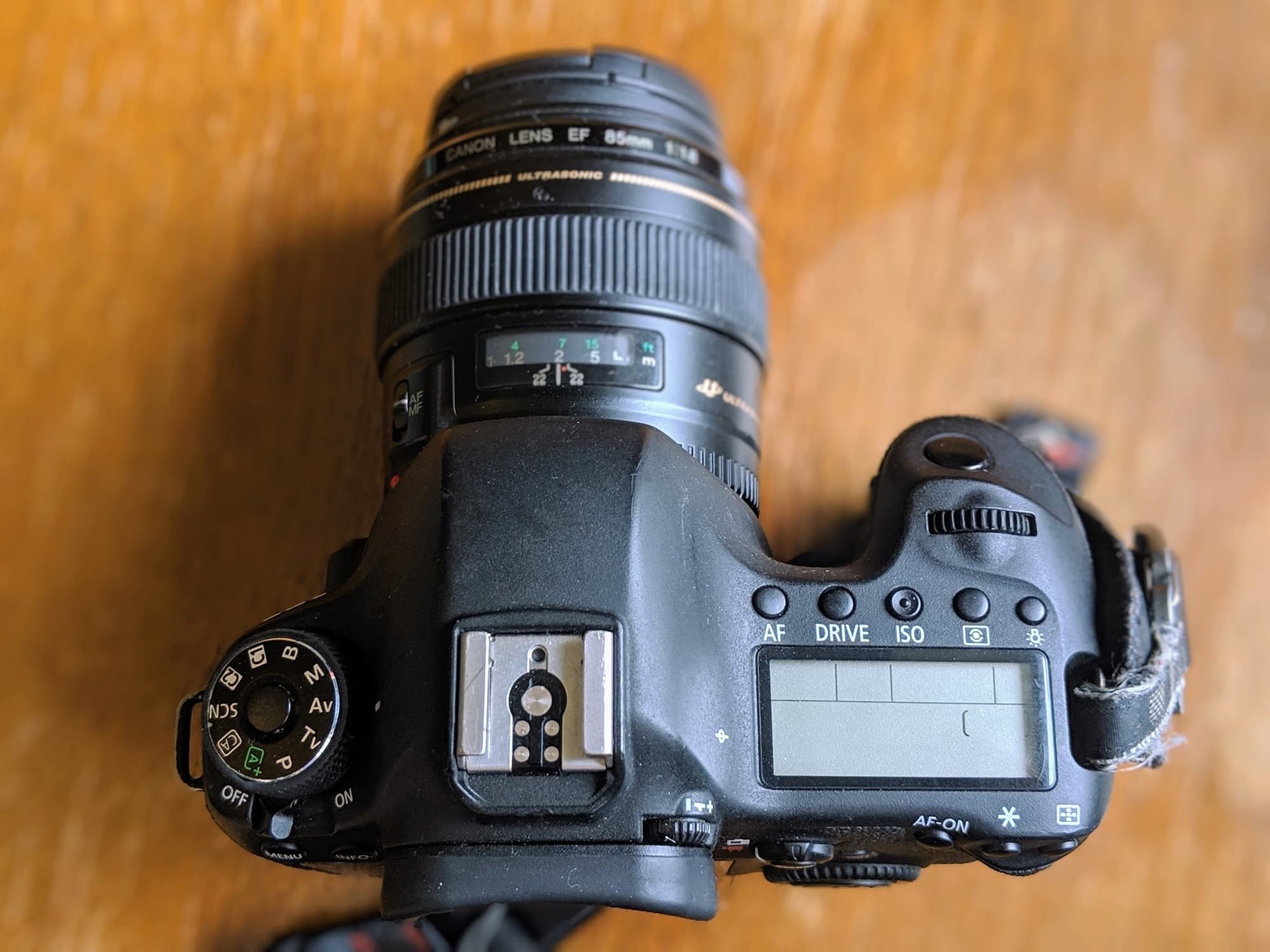 A DSLR camera