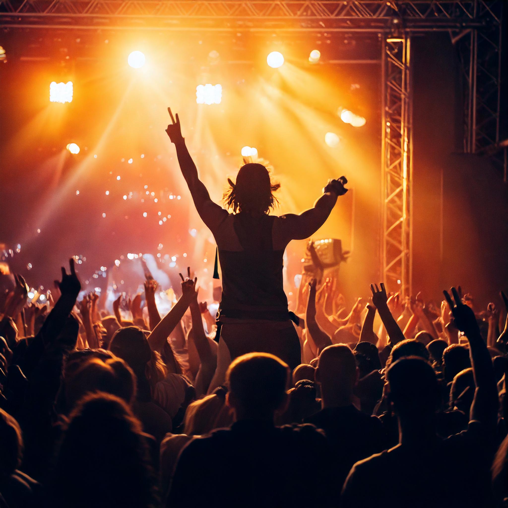 A rock concert