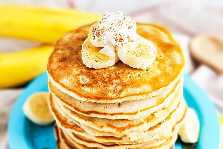 Bannana Cinnamon Pancakes