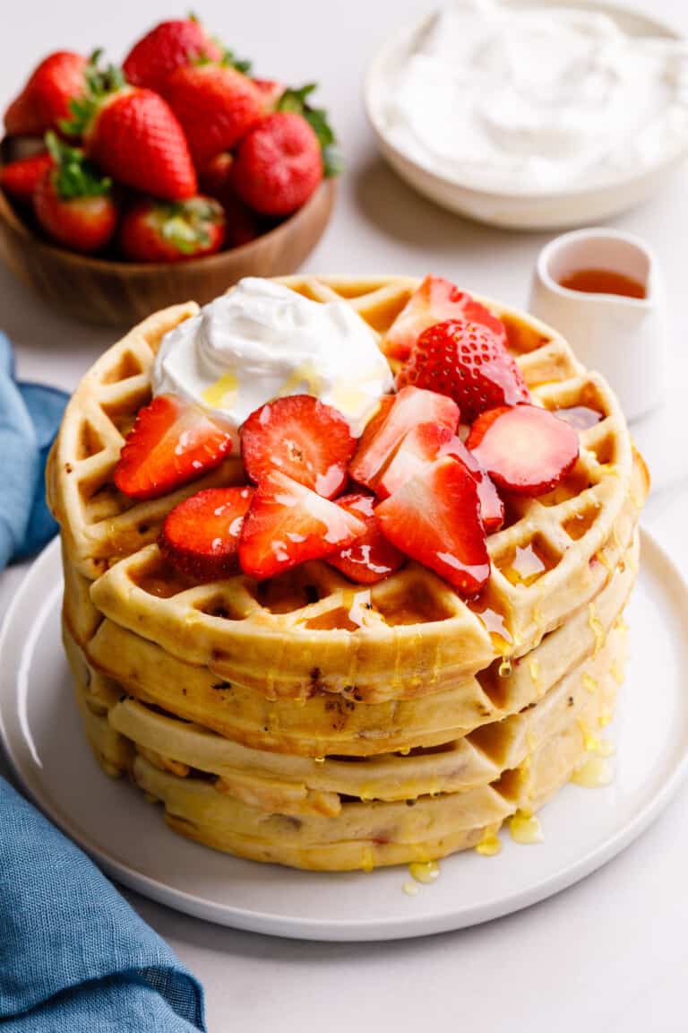 Sweet Strawberry Waffles
