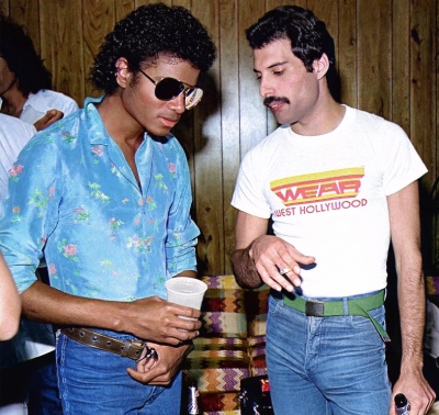 Michael Jackson and Freddie Mercury