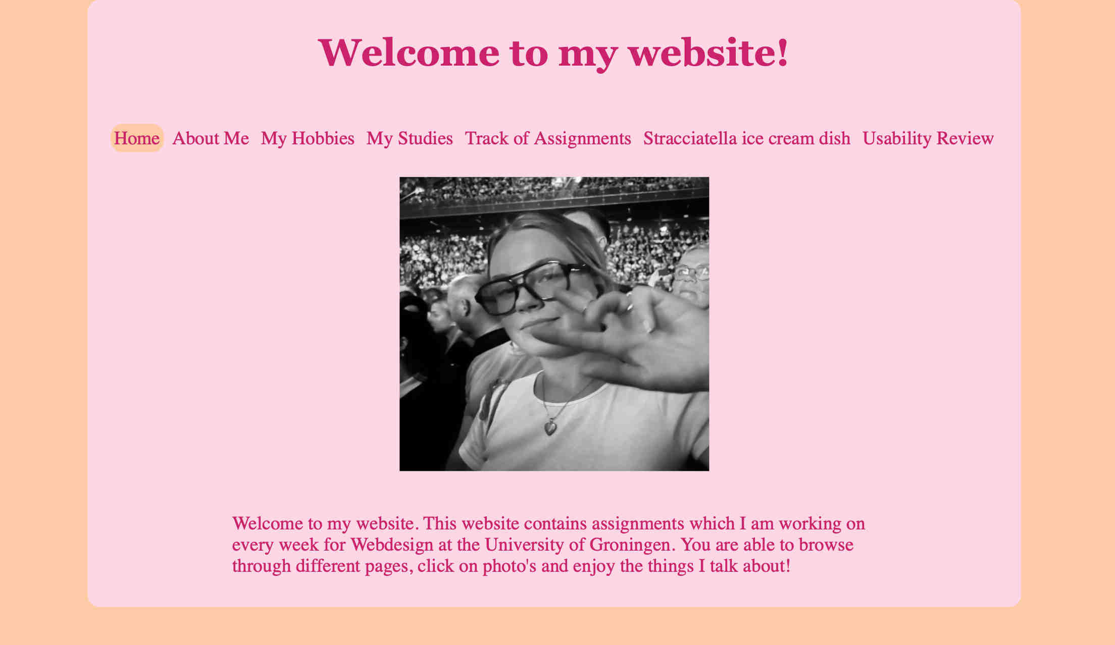 A picture of Lauras Web