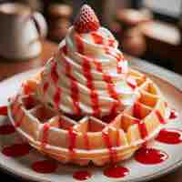 Sweet Strawberry Waffles: the best sweet treat
