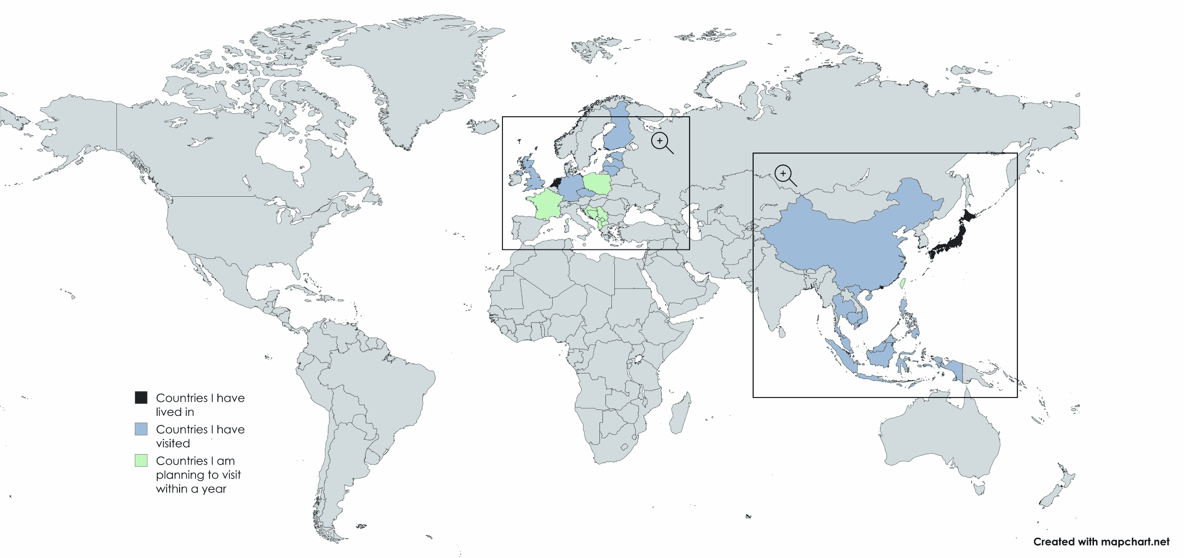 world map